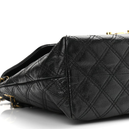 Marc Jacobs Lacquered Lambskin Baroque The Large Single Flap Black 10 of 12