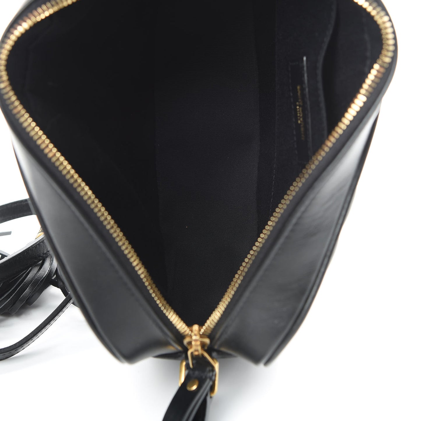 Calfskin Matelasse Monogram Lou Camera Bag Black