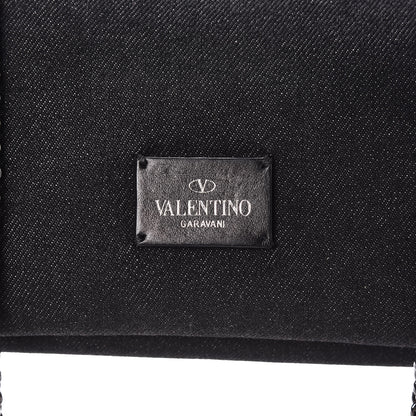 Valentino Garavani Denim Va Va Voom Shoulder Bag Black 15 of 16