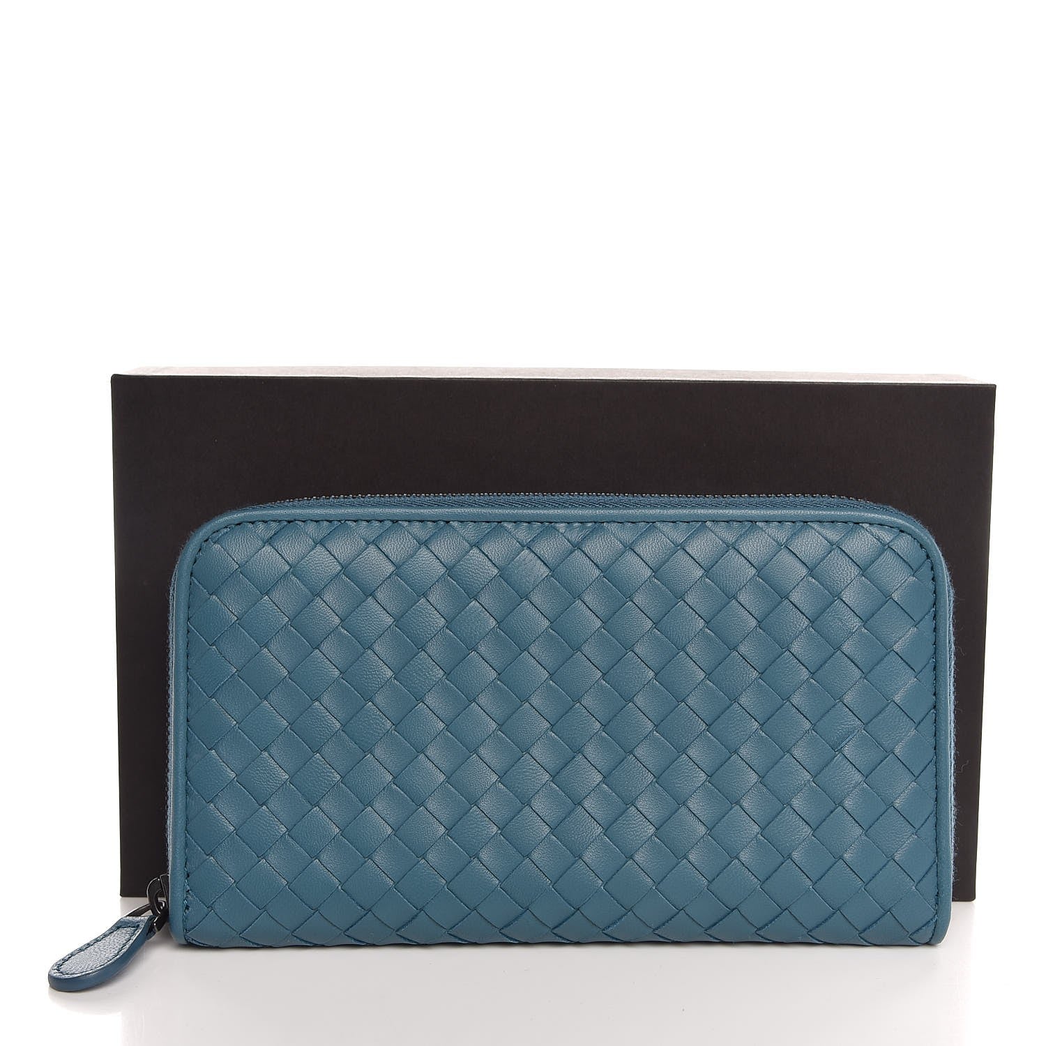 Bottega Veneta Nappa Intrecciato Zip Around Wallet Canard 9 of 9