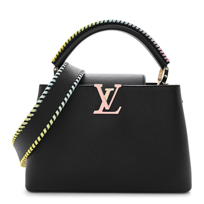 Louis Vuitton Taurillon Capucines MM Rainbow Black 1 of 9