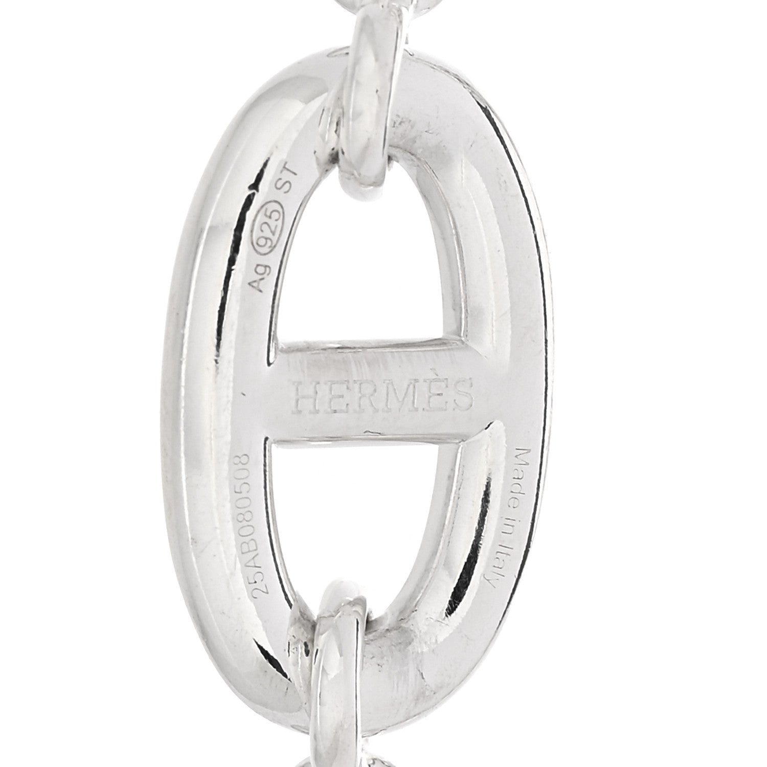 Hermes Sterling Silver Farandole Bracelet ST 3 of 3