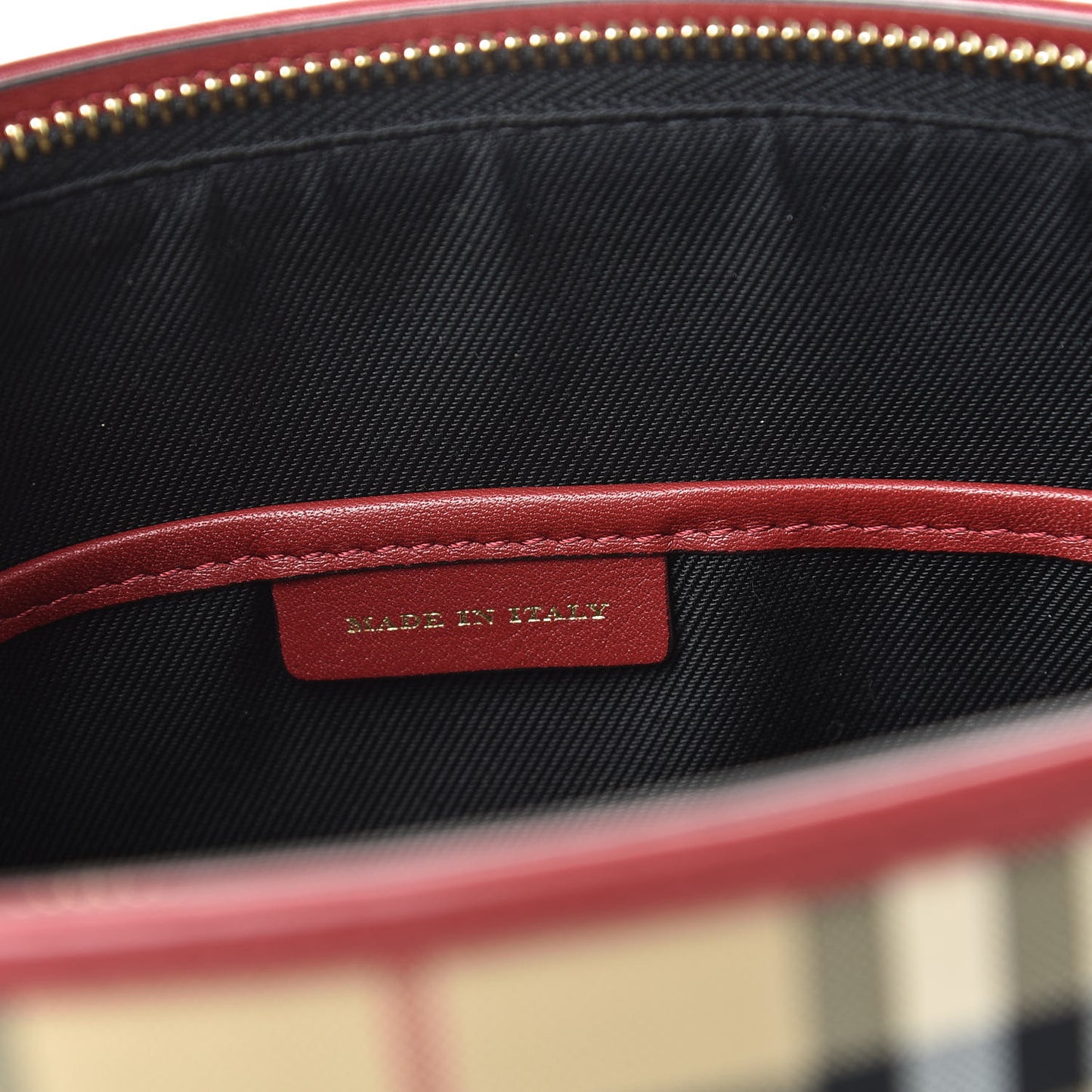 Horseferry Check Small Chichester Crossbody Clutch Bag Parade Red