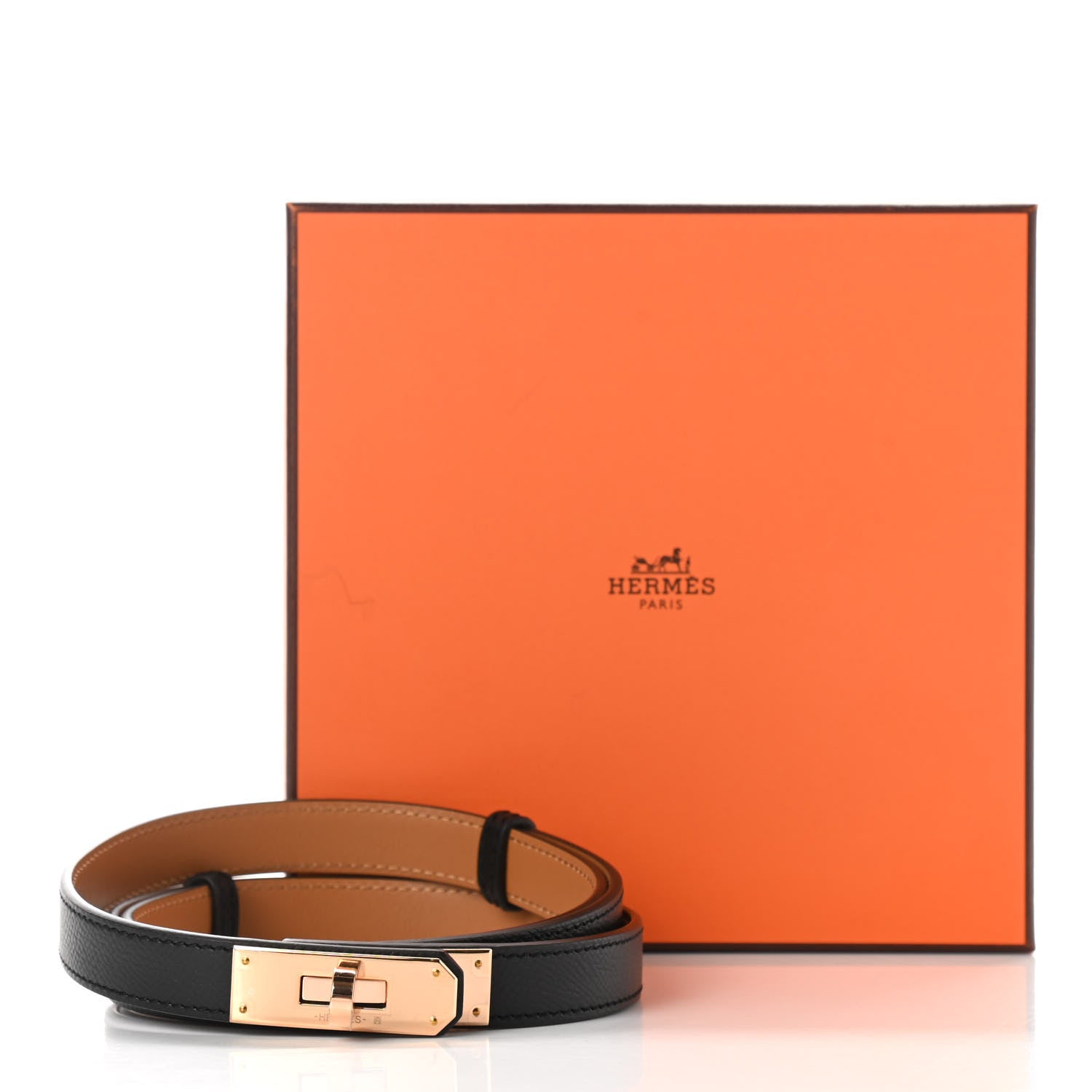 Hermes Epsom Kelly Belt Black 4 of 4