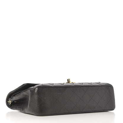 Chanel Caviar Quilted Medium Double Flap Black 3 of 9