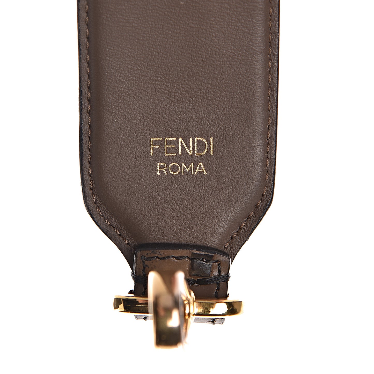 Calfskin FF 1974 Embossed Mini Strap You Maya Black