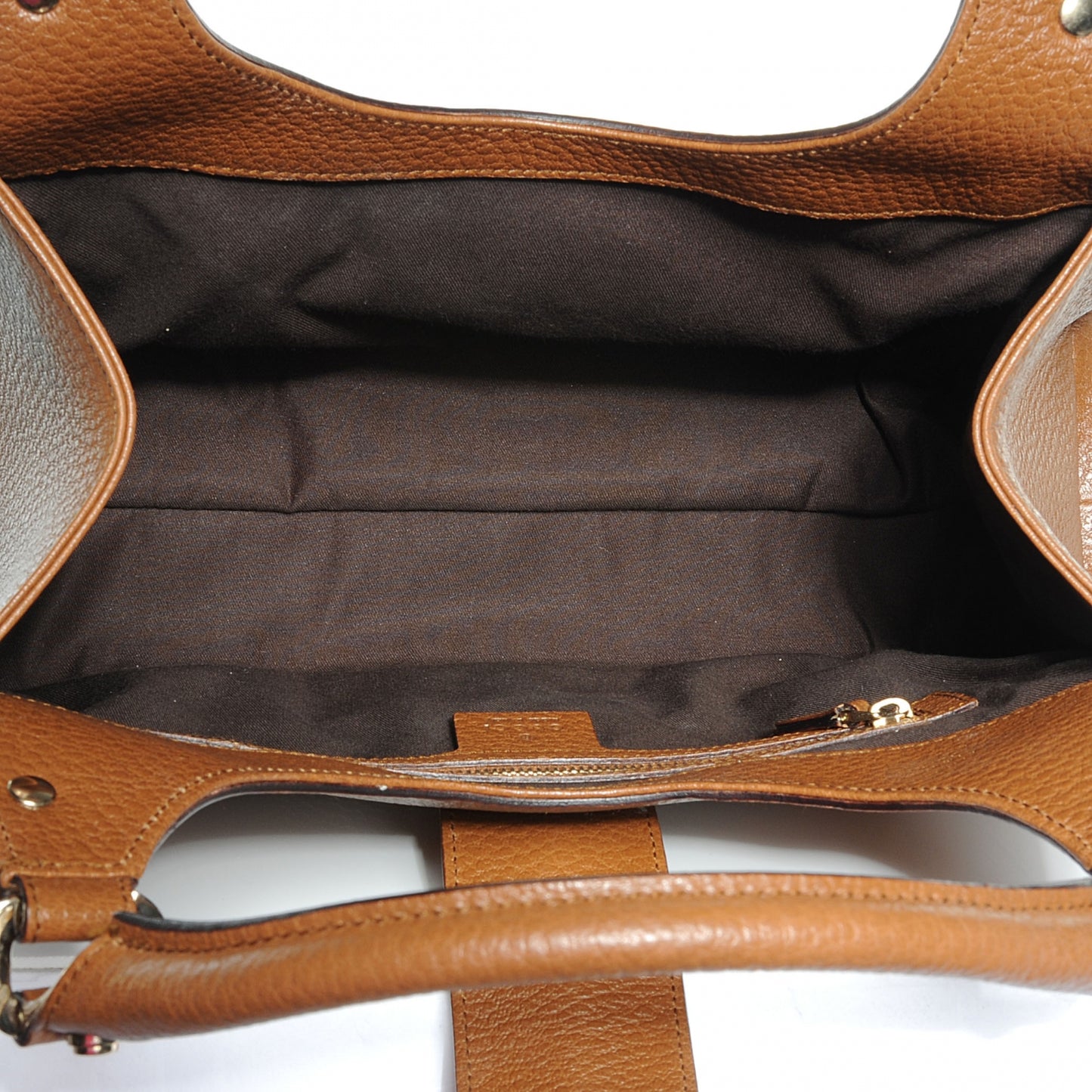 Leather Medium Bardot Brown