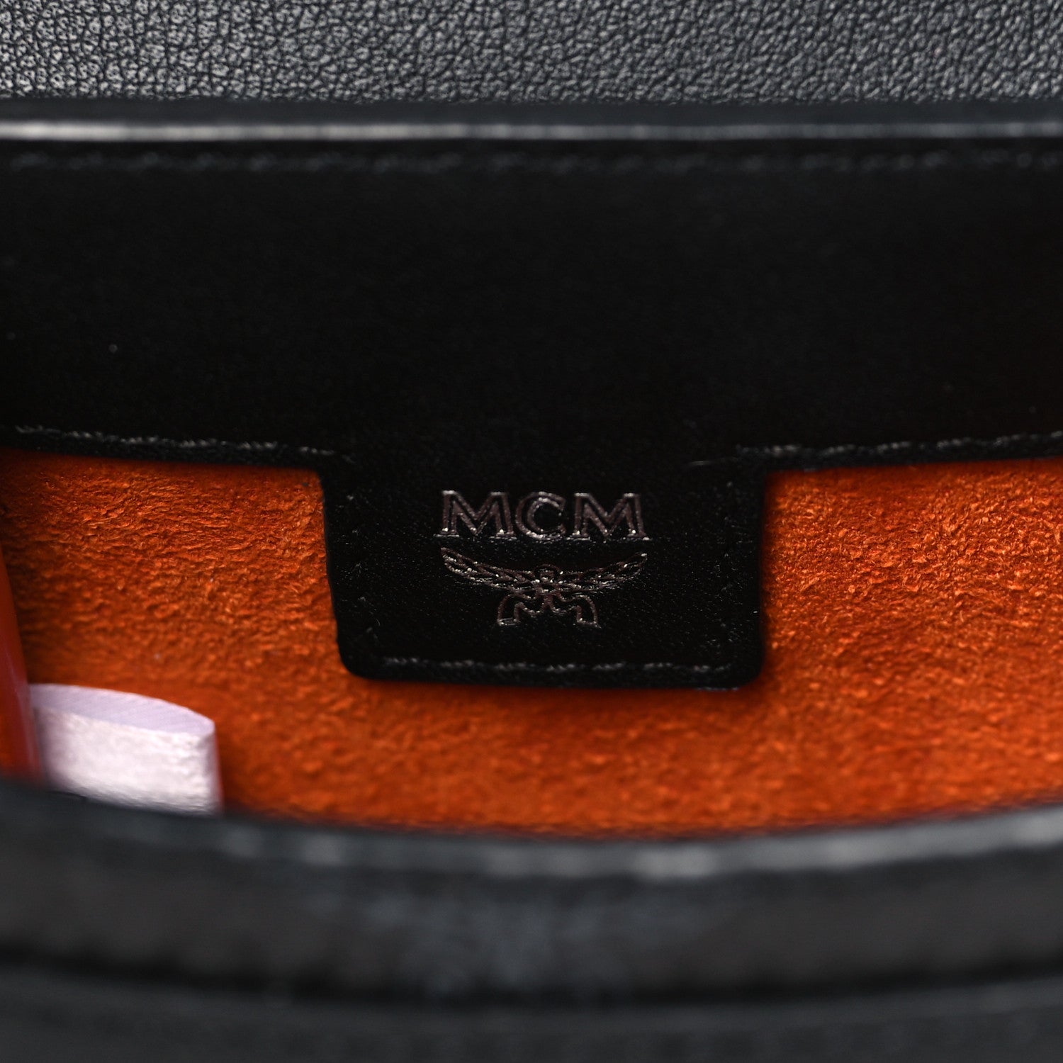 MCM Visetos Mini Patricia Crossbody Pouch Black 6 of 8