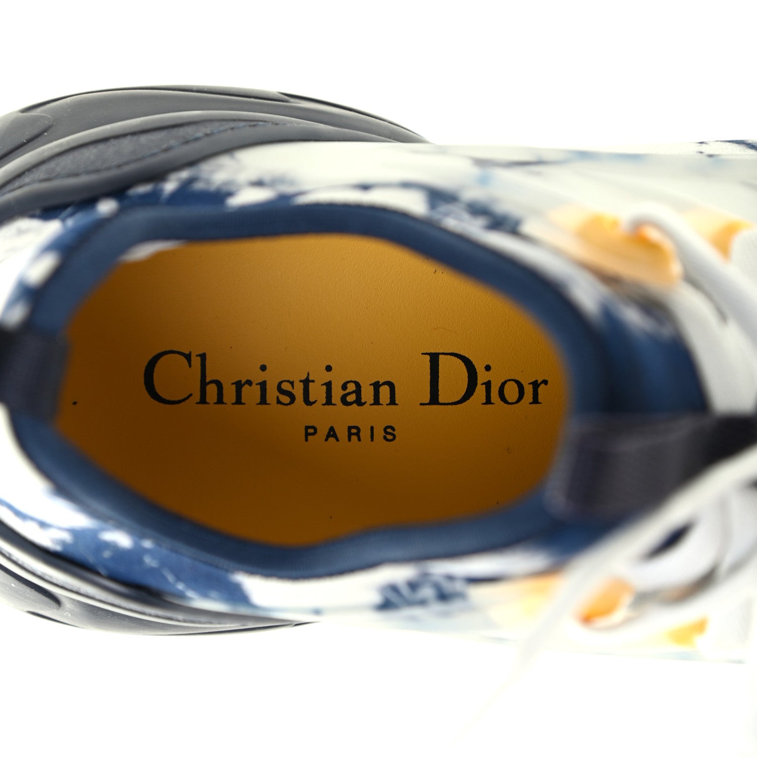 Christian Dior Technical Fabric Tie & Dior Print Womens D-Connect Sneakers 37 Denim 6 of 13
