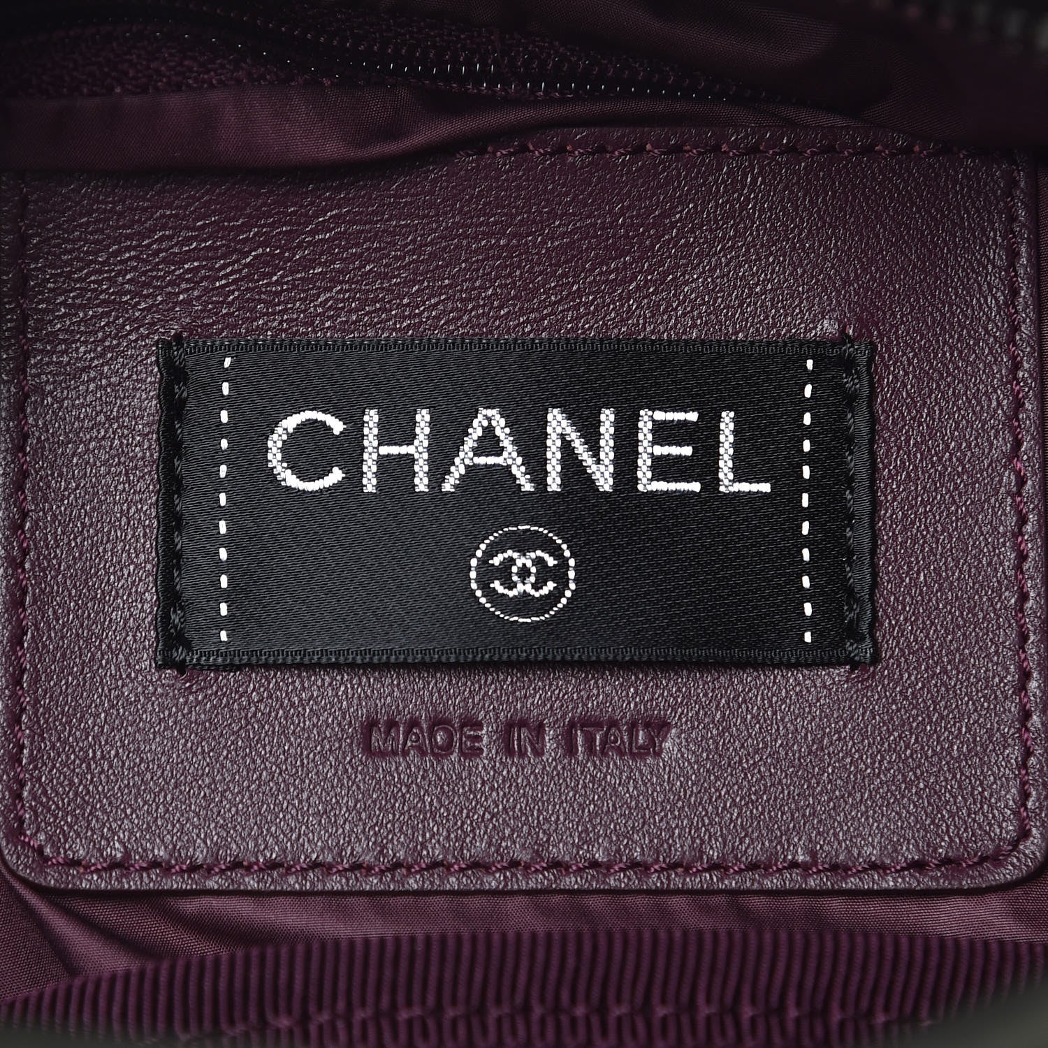Chanel Nylon Coco Neige Belt Bag Dark Grey Khaki Grey 6 of 8