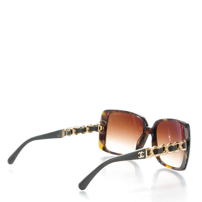 Chanel Tortoise Shell Chain Sunglasses 5208-Q 3 of 7