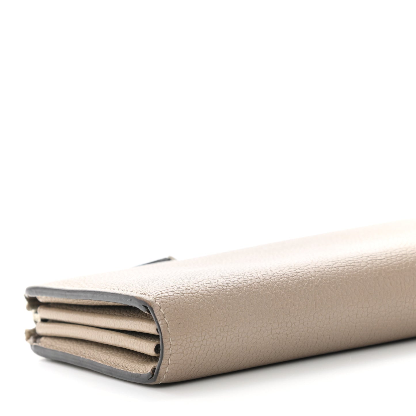 Veau Cachemire Comete Wallet Galet