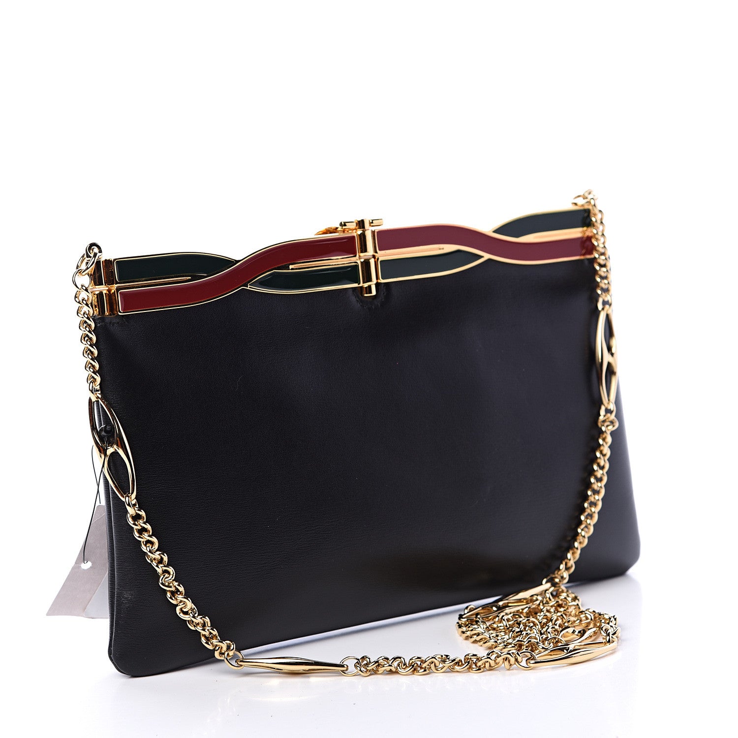 Gucci Palm Lux Broadway Evening Clutch Bag Black 2 of 9