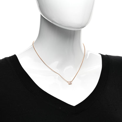 Hermes 18K Rose Gold Diamond Clou d'H Pendant Necklace 2 of 4