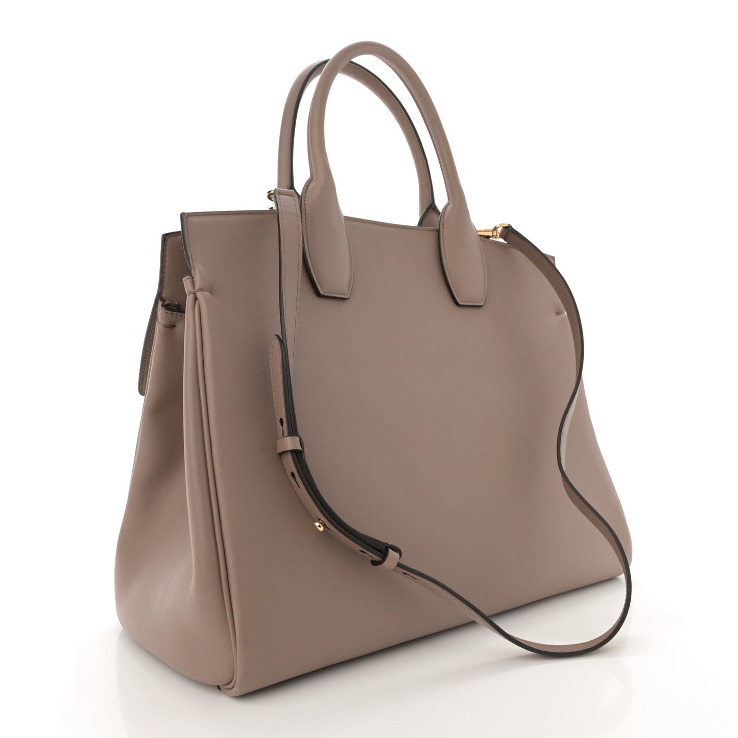 Smooth Calfskin Large The Studio Bag Caraway Seed