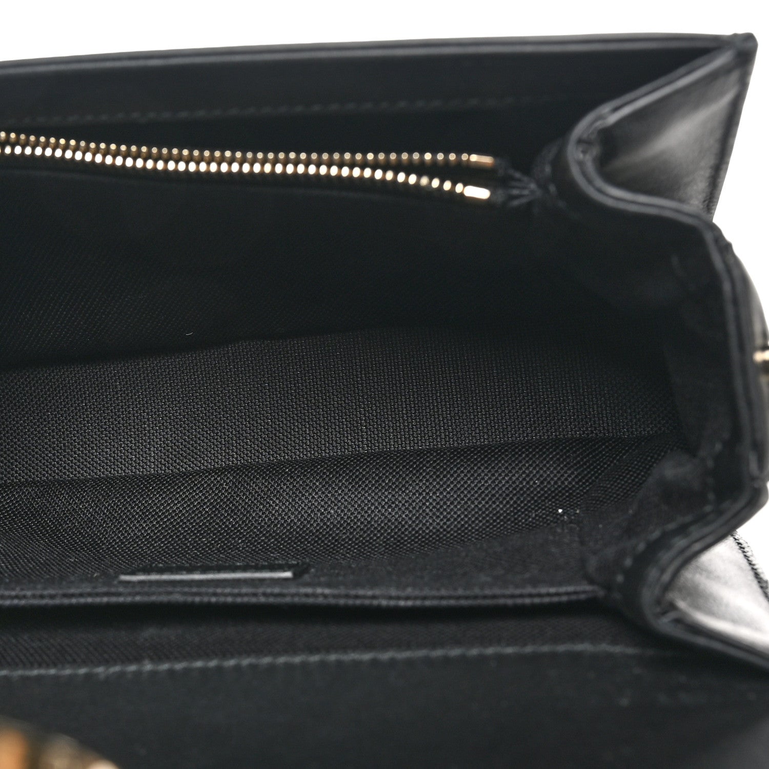 Gucci Crepe Wool Silk GG Monogram Go Small Shoulder Bag Black 6 of 10