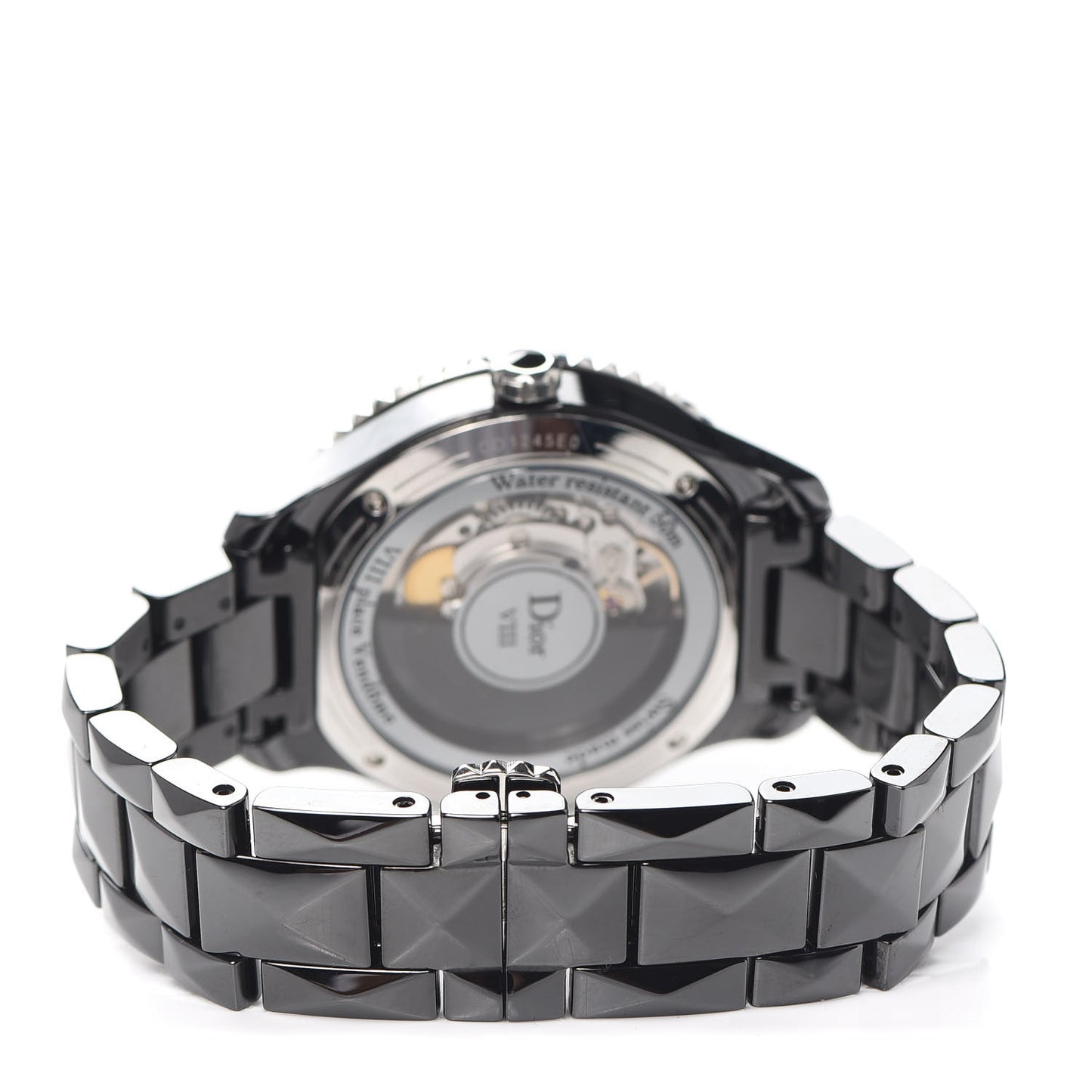 Stainless Steel Ceramic 38mm Dior VIII Automatic Watch Black