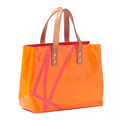 Louis Vuitton Vernis Fluo Reade PM Orange 2 of 7