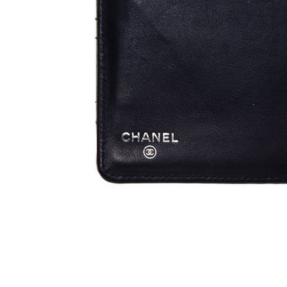 Chanel Patent Quilted Brilliant Yen Wallet Black 6 of 8
