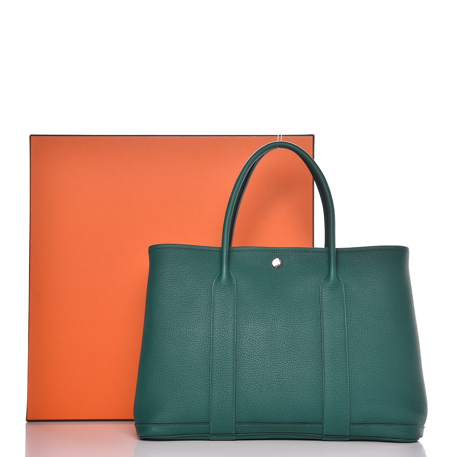 Hermes Negonda Garden Party Tote 36 MM Malachite 7 of 7