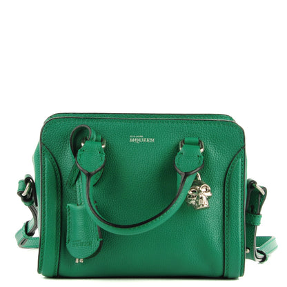 Alexander McQueen Pebbled Calfskin Mini Padlock Green 1 of 7