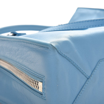 Balenciaga Supple Calfskin Papier Mini A4 Zip Around Tote Bleu Azur Clair 11 of 12