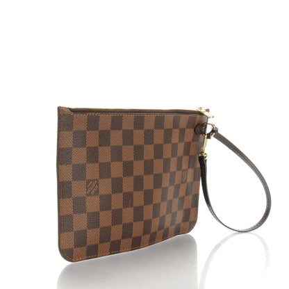 Louis Vuitton Damier Ebene Neverfull MM GM Pochette 3 of 7