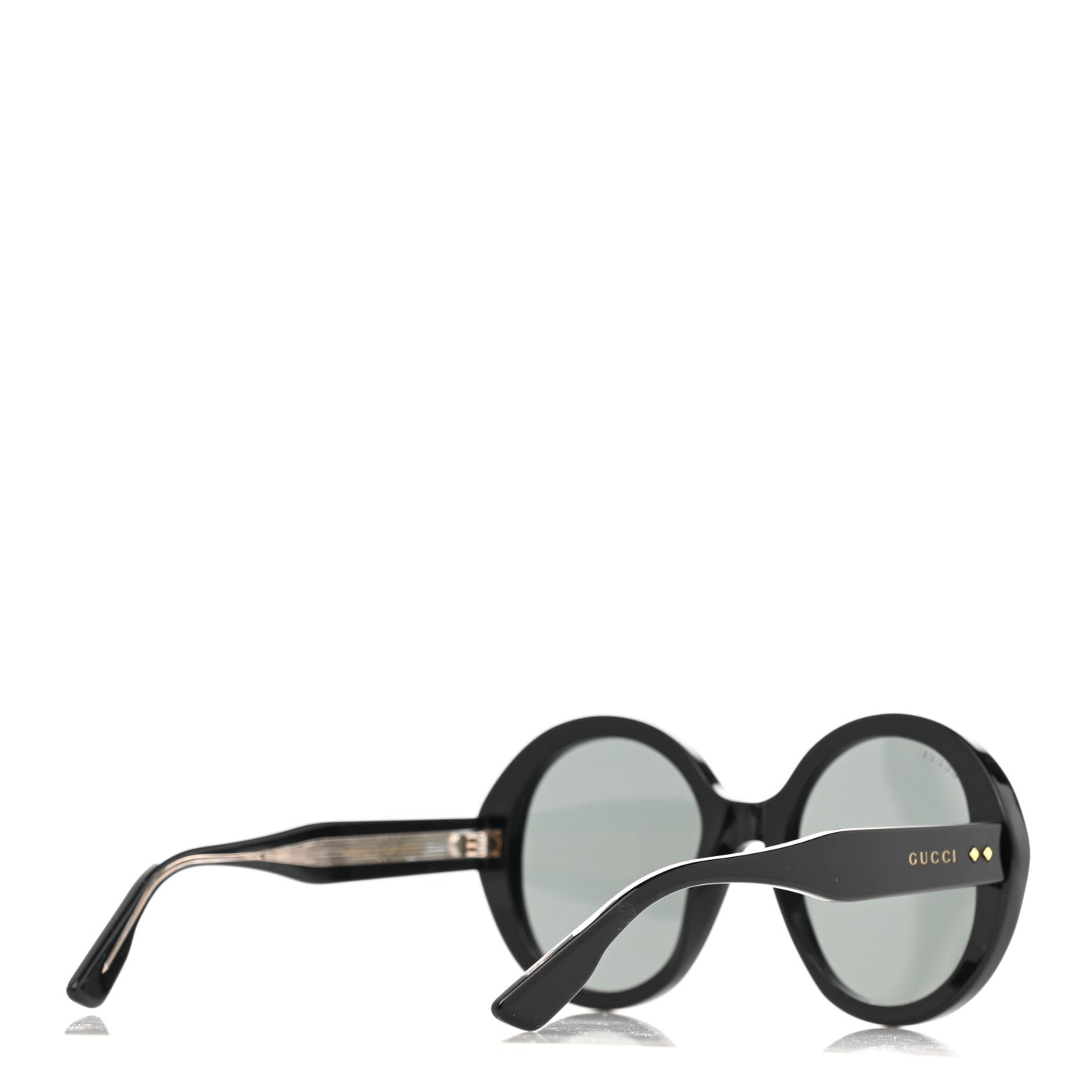 Acetate Round Sunglasses GG1081S Black