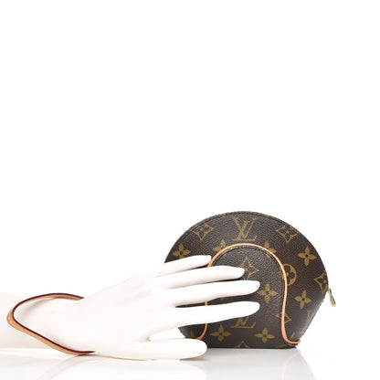 Louis Vuitton Monogram Mini Ellipse Wristlet Clutch 2 of 7