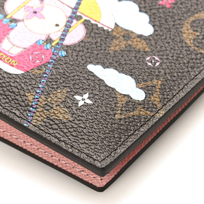 Louis Vuitton Monogram 2020 Christmas Animation Big Wheel Passport Cover Rose Ballerine 8 of 9