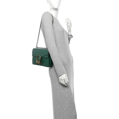 Gucci Pebbled Calfskin Small Dionysus Shoulder Bag Emerald 2 of 13