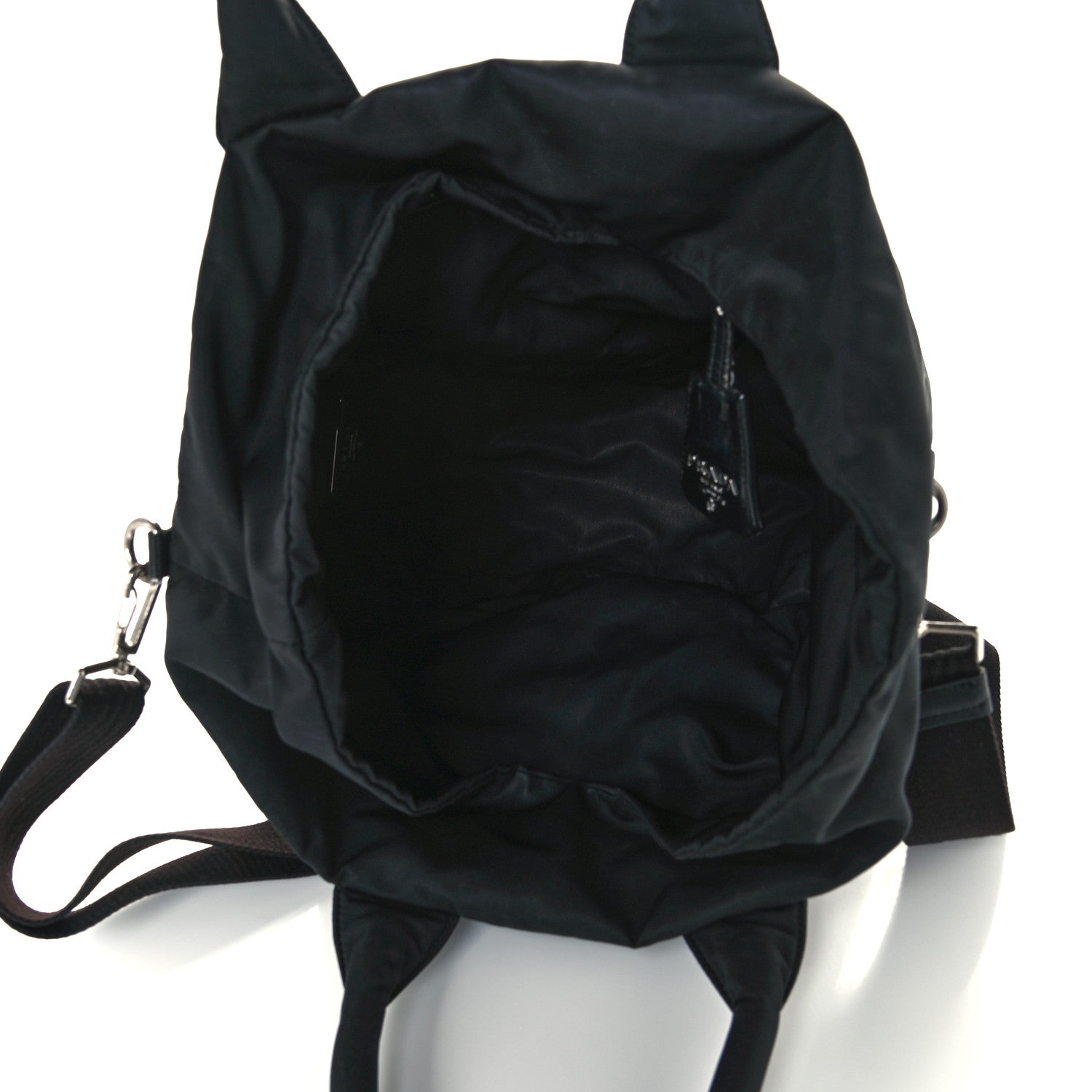 Prada Tessuto Nylon Tote Black 4 of 10