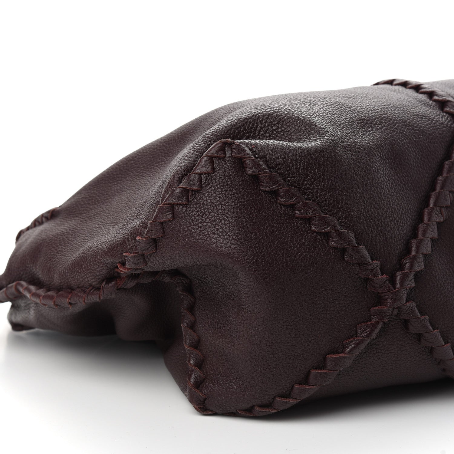 Bottega Veneta Cervo Deerskin Large Hobo Burgundy 8 of 9