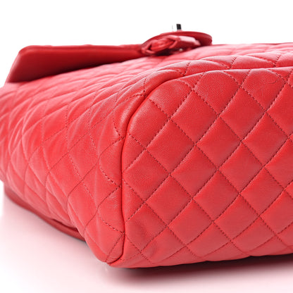 Chanel Lambskin Quilted Large Urban Spirit Backpack Red 8 of 10