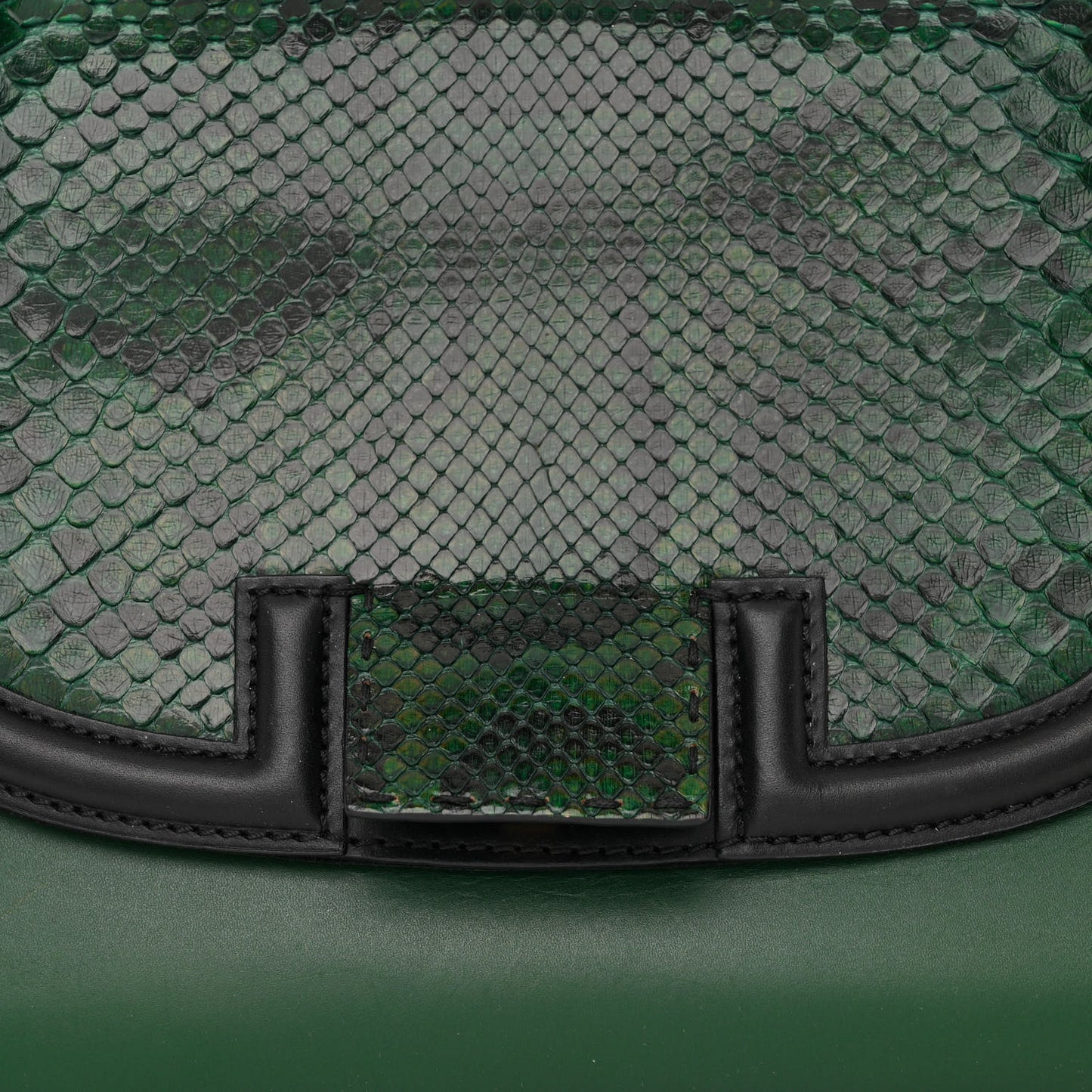 Snakeskin Calfskin Silvana Top Handle Bag