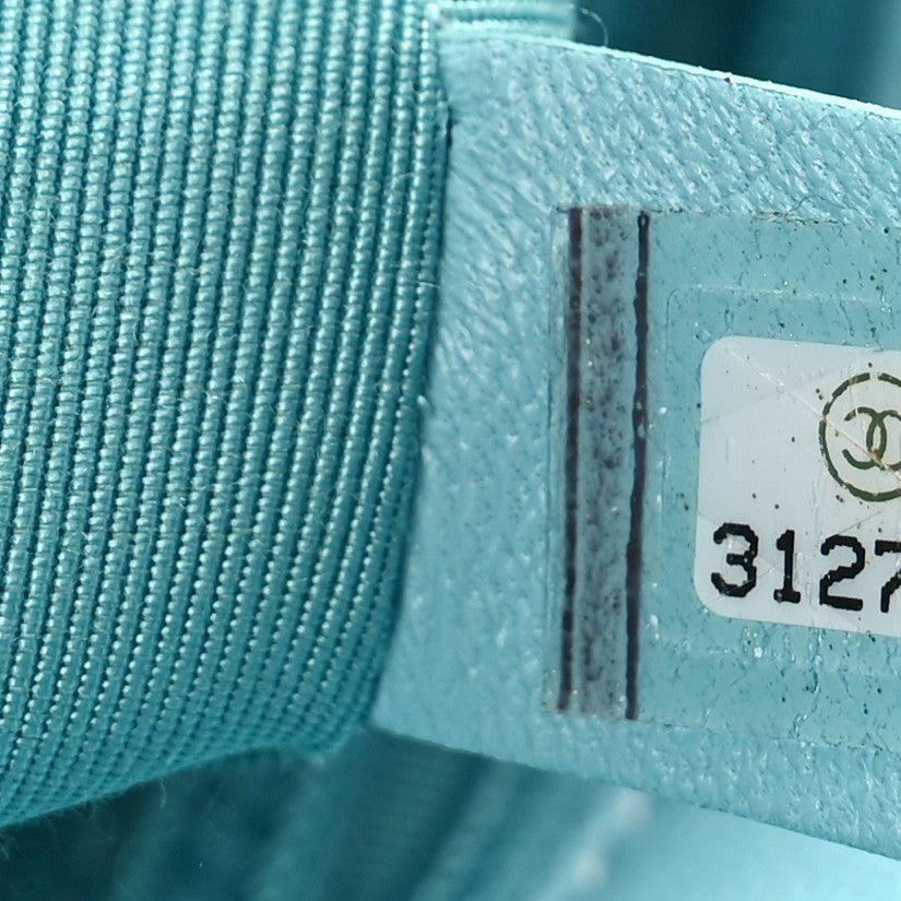 Chanel Lambskin Quilted Medium Chanel 19 Flap Light Blue 7 of 9