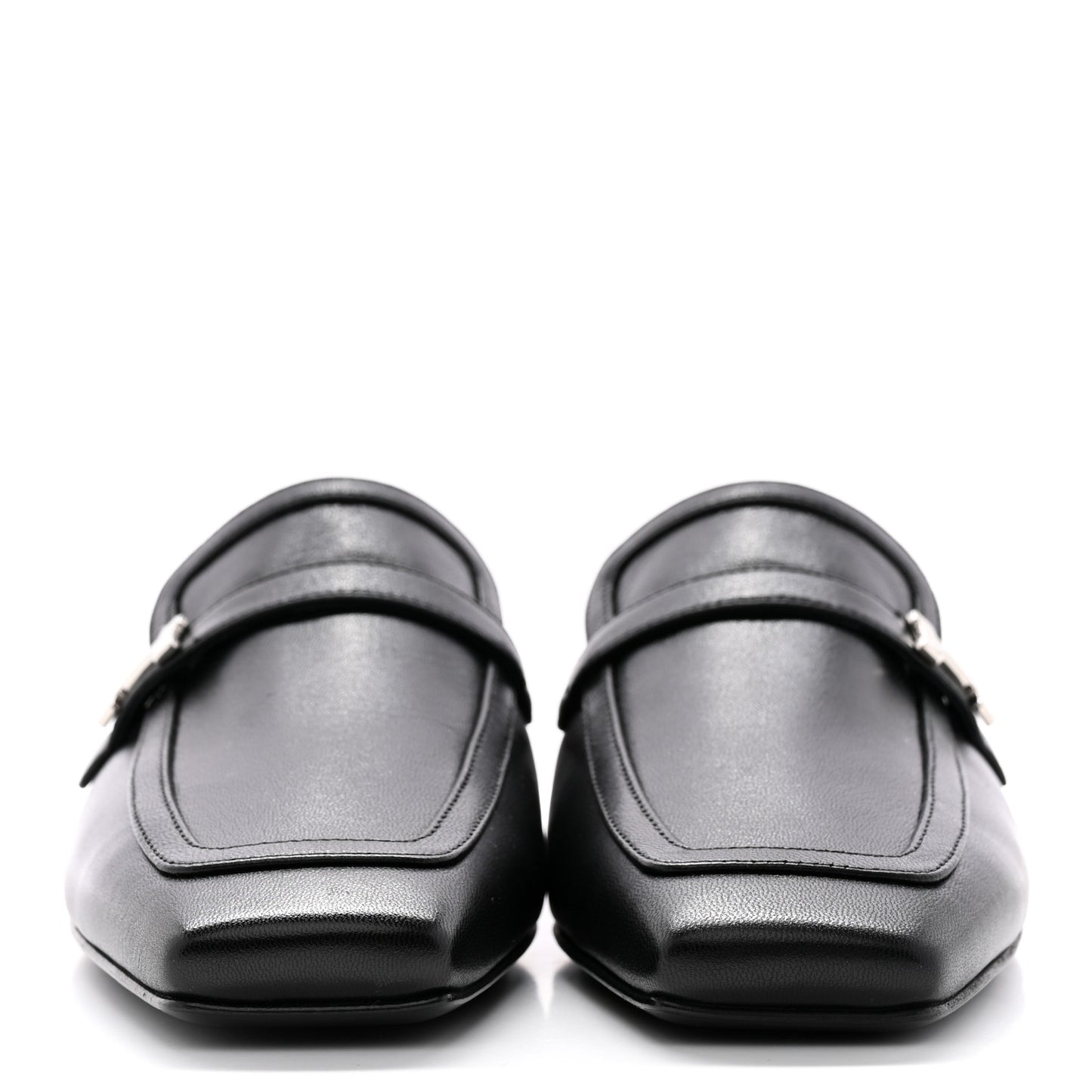 Goatskin Groupie Mules 35 Black