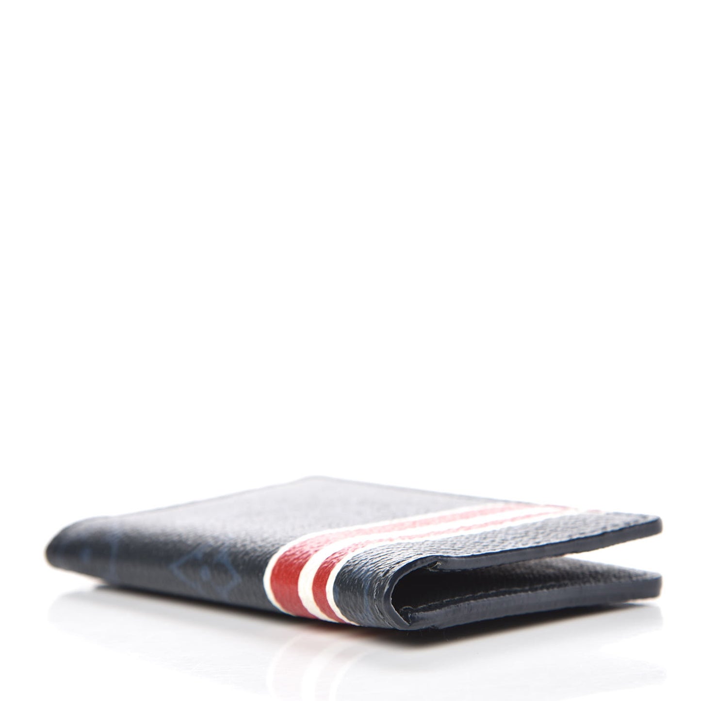 Monogram Cobalt Pocket Organizer NM Red Stripes