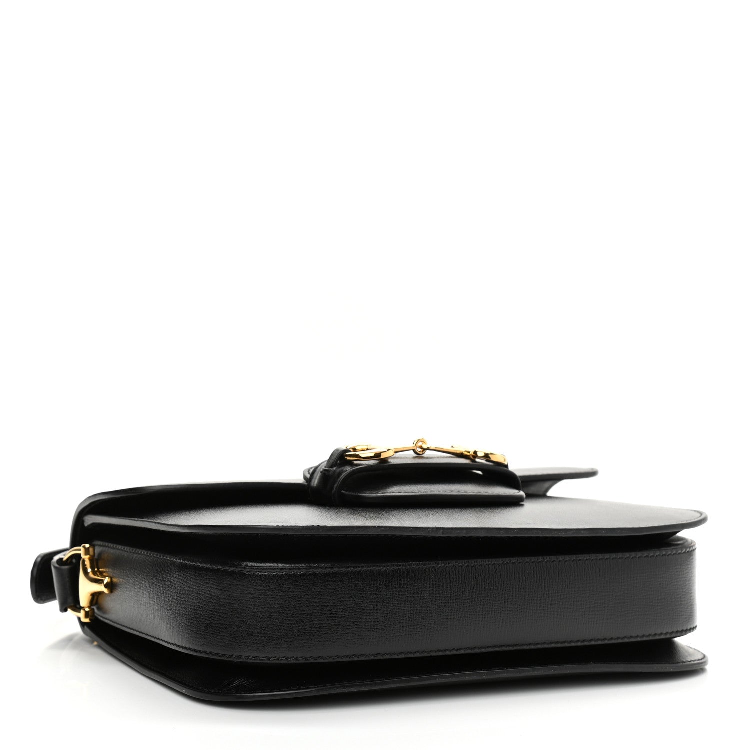 Gucci Azalea Calfskin Horsebit 1955 Shoulder Bag Black 4 of 13