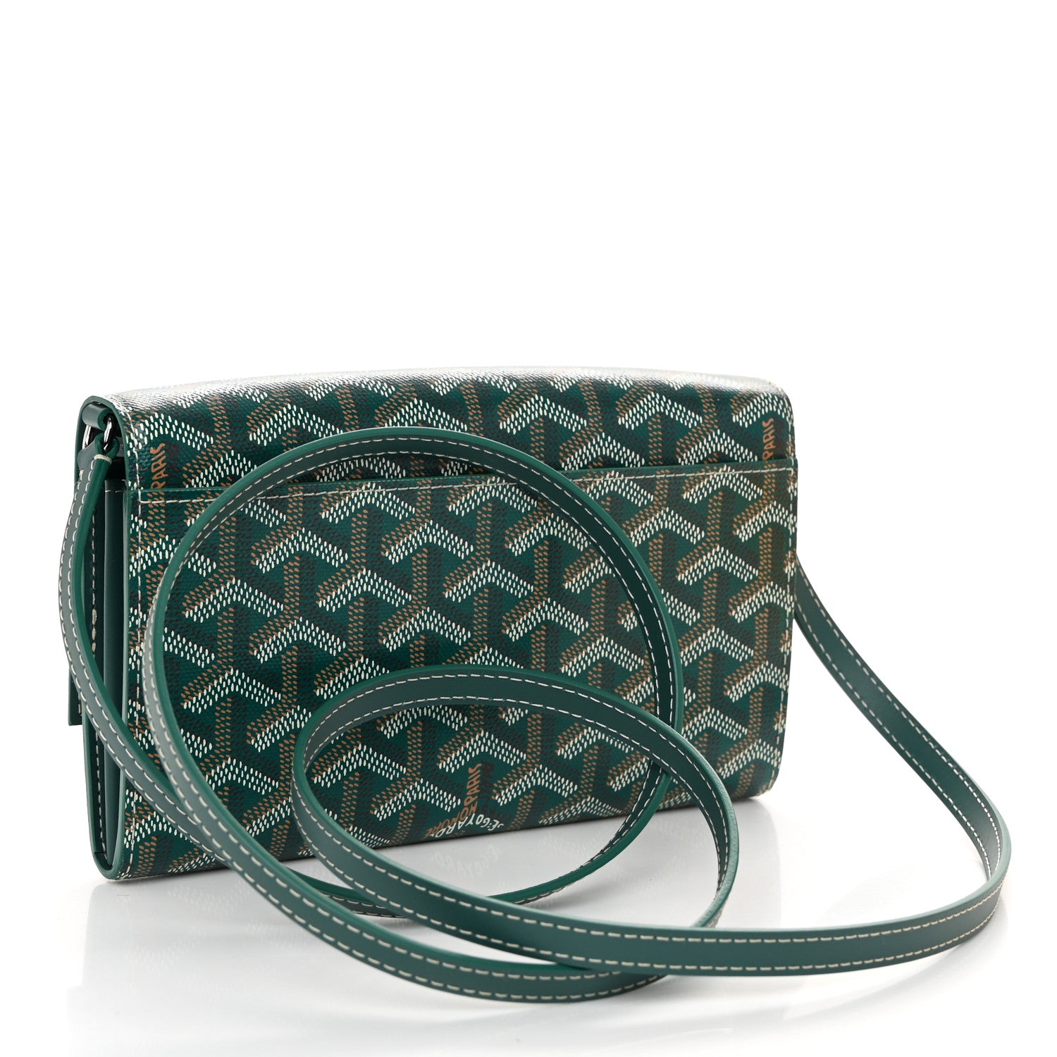 Goyard Goyardine Varenne Continental Wallet Green 3 of 9
