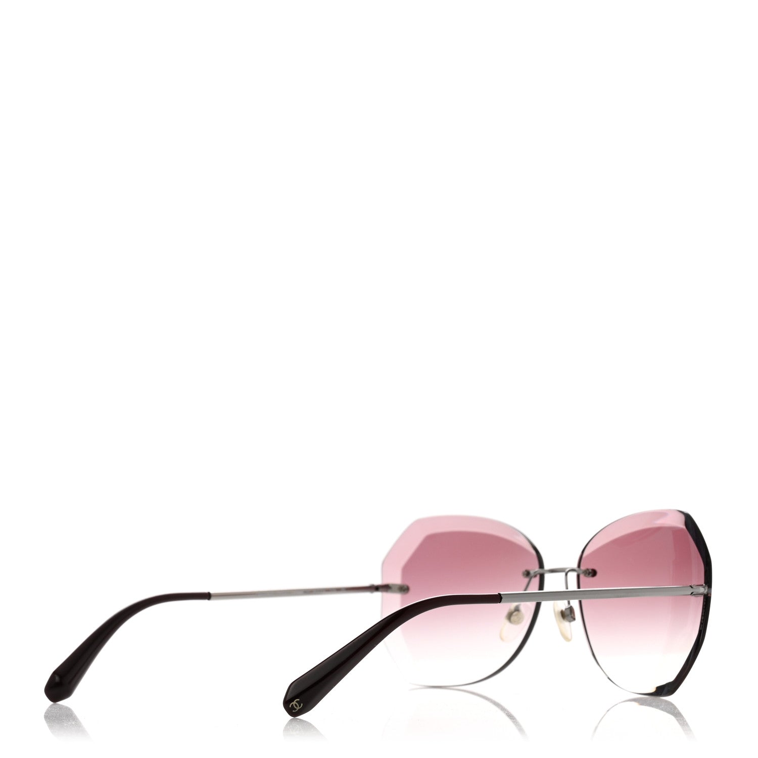 Chanel Metal Spring Round Sunglasses 4220 Pink 4 of 6