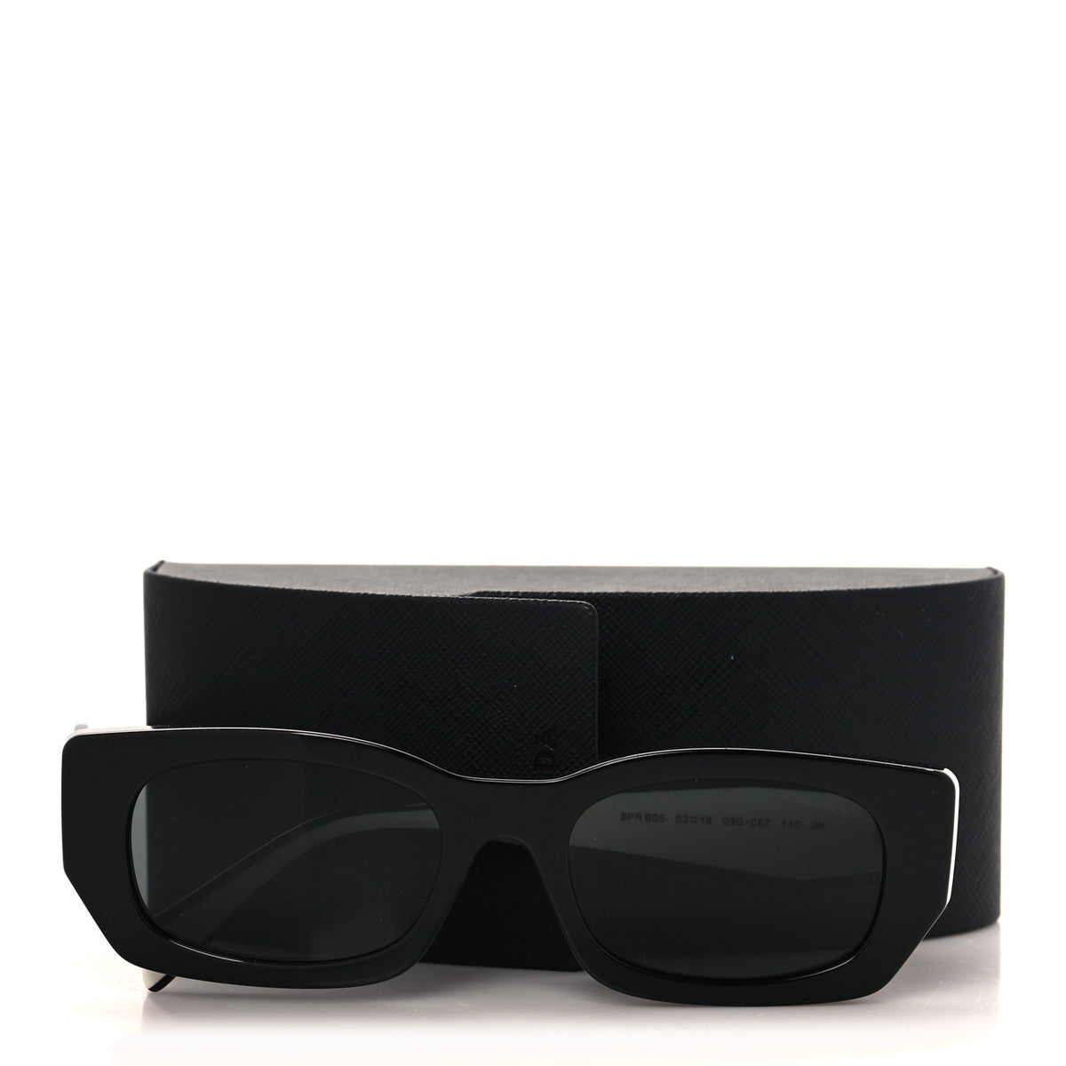 Acetate Sunglasses SPR B05 Black White