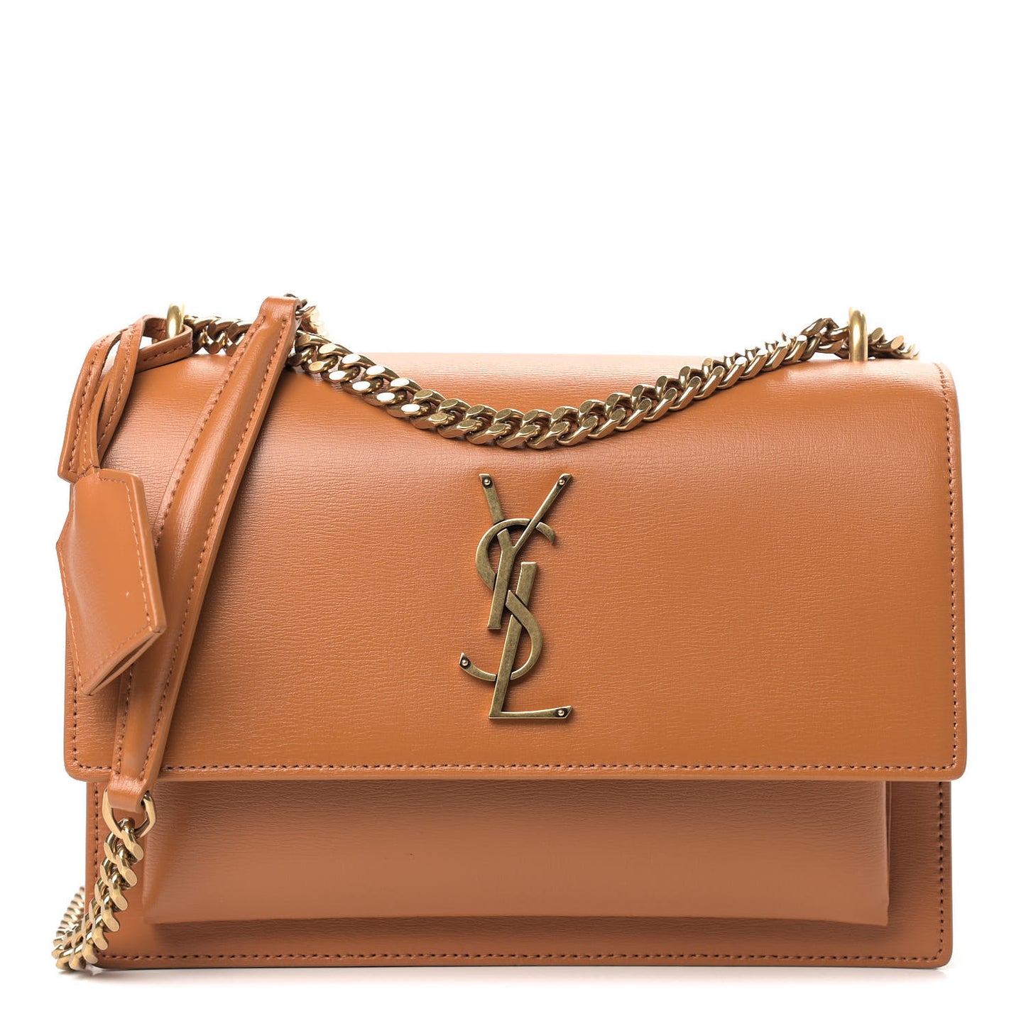 Calfskin Medium Monogram Sunset Curry