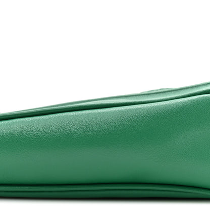 Prada Grace Lux Triangle Logo Embossed Triangle Wristlet Pouch Mango 9 of 9