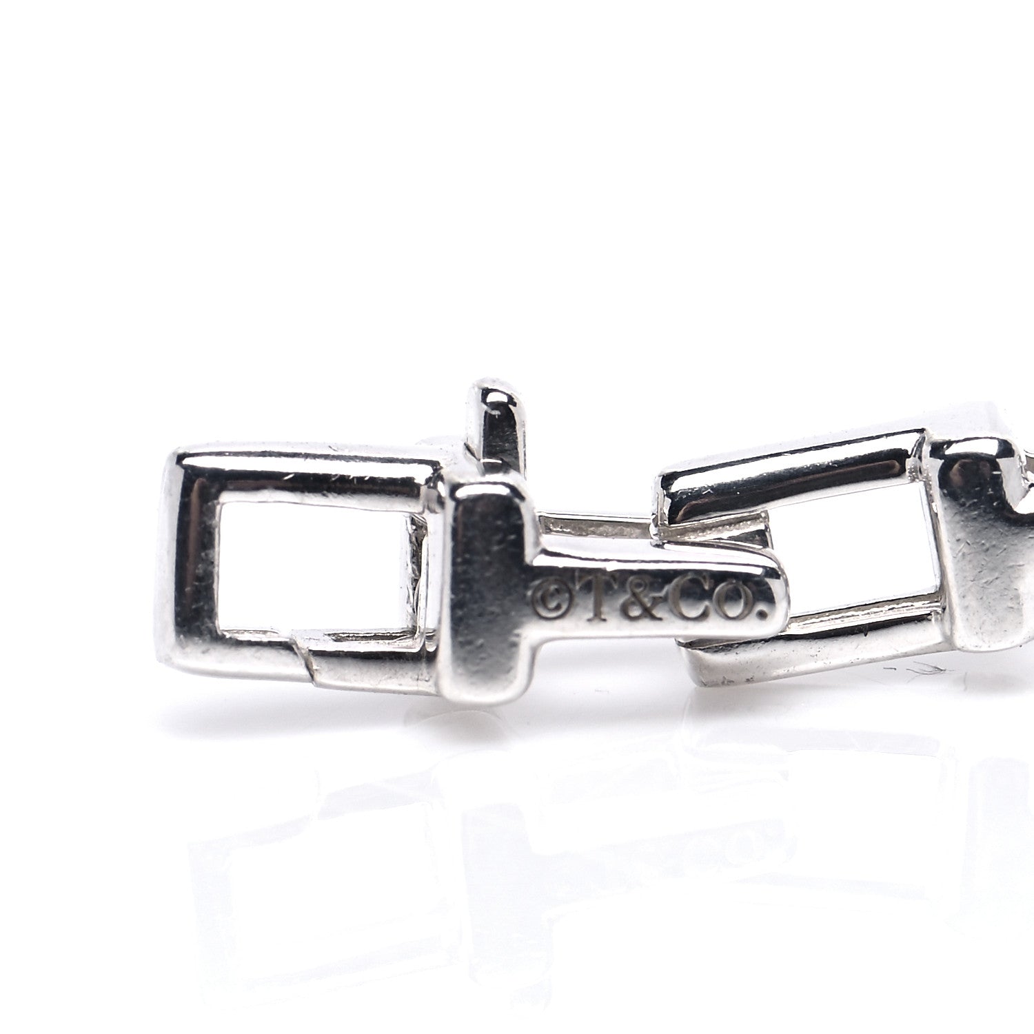Tiffany Sterling Silver Narrow T Chain Bracelet 6 of 6