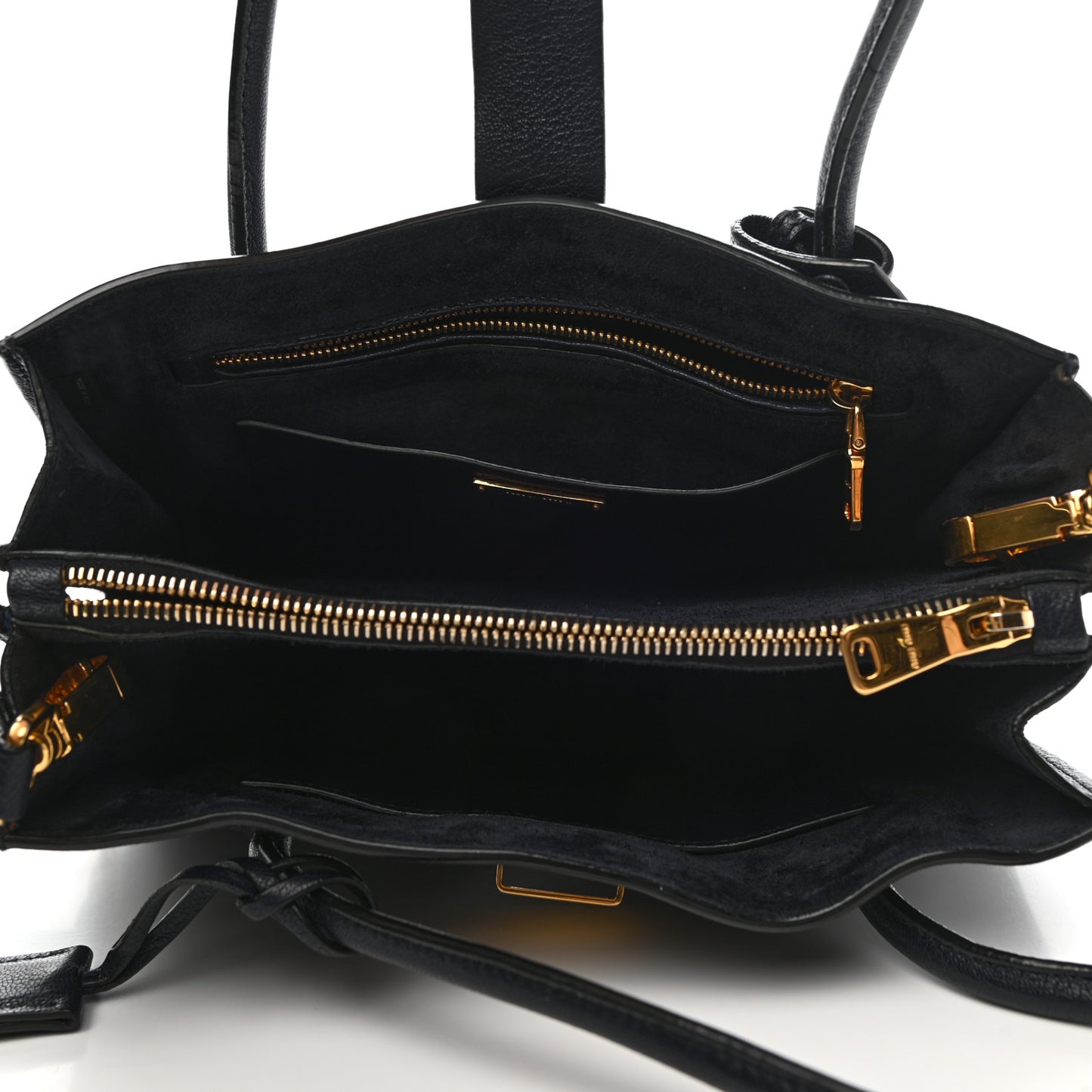 Goatskin Madras Tote Black