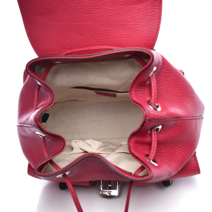 Gucci Cellarius Calfskin Medium Bamboo Backpack Petunia 5 of 16