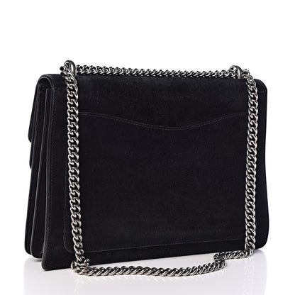 Gucci Suede Medium Dionysus Shoulder Bag Black 3 of 10