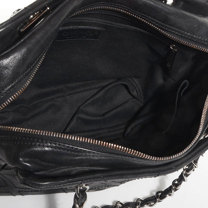 Chanel Calfskin Small Diamond Stitch Tote Black 5 of 7
