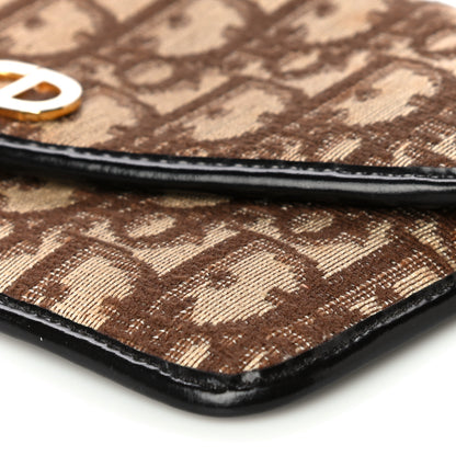Christian Dior Monogram Envelope Flap Pouch Brown 7 of 8